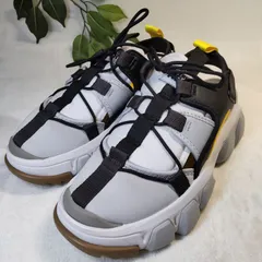 【良品】ONITSUKA TIGER/オニツカ タイガー/デンティグレ ゲージ/スニーカーサンダル/白/ホワイト/黒/ブラック/黄色/イエロー/24.0cm