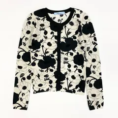 美品 Blumarine ブルマリン ネイビー リボン装飾 ニットカーディガン 美品 Blumarine ブルマリン ネイビー リボン装飾 ニットカーディガン