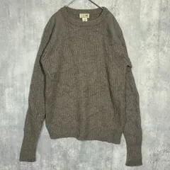 長袖 メンズ  グレー　中古 セーター　冬着　古着　L.L.Bean