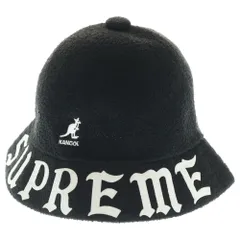SUPREME (シュプリーム) 20SS ×KANGOL Bermuda Casual Hat カンゴール バミューダ カジュアル バケットハット 帽子 ブラック H50SS20