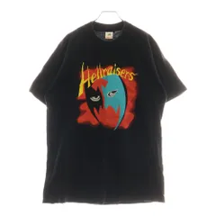 VINTAGE (ヴィンテージ) 90S VINTAGE Hellraisers ヴィンテージ ヘルレイザーズ 両面プリント クルーネック半袖Tシャツ カットソー ブラック