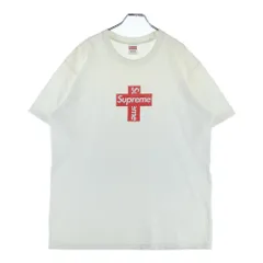 SUPREME (シュプリーム) 20AW Cross Box Logo Tee クロス ボックス ロゴ クルーネック カットソー 半袖Tシャツ ホワイト