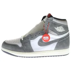 NIKE (ナイキ) AIR JORDAN 1 RETRO HIGH OG BLACK AND SMOKE GREY DZ5485-051 エアジョーダン ブラックアンドスモーク ハイカットスニーカー ホワイト/グレー US10/28cm