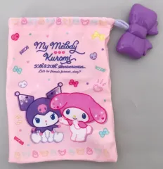 【中古】ハッピーセット マイメロディ＆クロミのリボンチャームきんちゃく 「マイメロディ＆クロミ 第1弾」 ハッピーセット