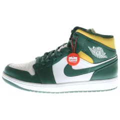 NIKE (ナイキ) AIR JORDAN 1 MID SEATTLE SUPERSONICS 554724-371 エアジョーダン 1 ミッドカットスニーカー グリーン/ホワイト US10/28cm
