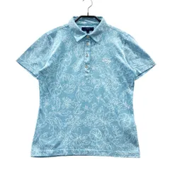 サイズ：L CALLAWAY キャロウェイ  半袖ポロシャツ 花 総柄 ブルー系 [240101543543] ゴルフウェア レディース ストスト