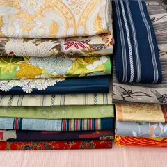 専用品物になります【着物8点 帯1点 まとめ依頼品物 】 小紋 名古屋帯 セット リサイクル着物 正絹 帯締め 帯揚げ付き