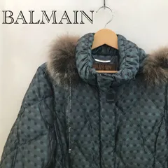 ＢＡＬＭＡIＮ　ダウンコート　内側花柄 グリーン　ブルー　レディースロングのサムネイル