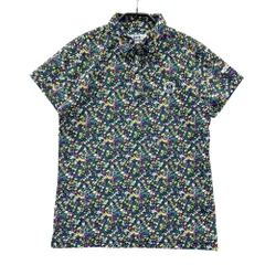 サイズ：2 JACK BUNNY ジャックバニー  半袖ポロシャツ 小花柄 ブラック系 [240101543855] ゴルフウェア レディース ストスト