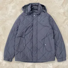 US・XSサイズM相当 LACOSTE ラコステ ダイヤキルティングスタンドカラージャケット フード