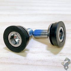 JSHOUBIKE 크랭크 볼트 센터 스크류 2개 세트 M8×1.0mm 스퀘어 테이퍼 BB용 피스트 BMX MTB 대응