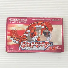 □GBAソフト ポケットモンスター ルビー ポケモン ゲームボーイアドバンス 中古品 smgetc091324