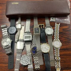 ブランド腕時計 まとめ売り11点セット SEIKO セイコー CITIZEN シチズン CASIO カシオ マークジェイコブス 動作未確認 ジャンク