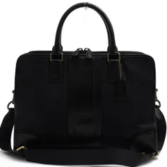 COACH コーチ ビジネスバッグ ブリーフ 鞄 メンズ 男性 紺 ダーク 