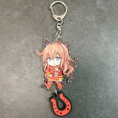C91 ウマ娘 フジキセキ ラバー蹄鉄付きアクリルキーホルダー - メルカリ