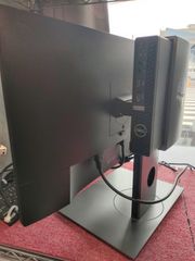 ◎小型PC モニター 直付け専用スタンド セット販売  DELL OptiPlex 7080 core i7 10700T Windows11 SSD 256GB RAM 16GB　モニター DELL P2421DC 2560×1440 2K WQHD