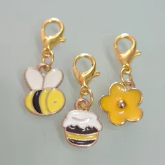 【161】ミニサイズ♡ファスナーチャーム♡3個セット アクセサリー - チャーム