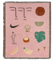 ブランケット シンプソンズ ソファカバー タペストリー ラグマット