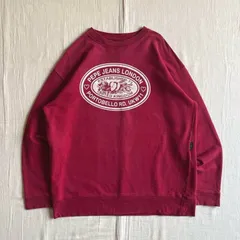 90s　vintage　ヴィンテージ　MADE IN USA　アメリカ製　PEPE JEANS　ぺぺジーンズ　♡　ハート　サークルロゴプリント　スウェット　トレーナー　フェード　L　Y2K　ストリート　B-BOY　heart logo sweat shirt