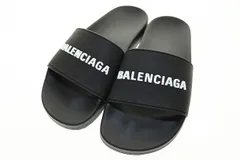 【新品未使用】BALENCIAGA BBロゴ ウェッジスライドサンダル 新品未使用】BALENCIAGA BBロゴ ウェッジスライドサンダル 楽天