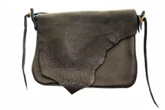 【中古】ウィズリミテッド WHIZLIMITED ELKSKIN SHOULDER BAG BLACK エルクスキン サコッシュ ショルダー ●▲250425 ウィズリミテッド WHIZLIMITED ELKSKIN SHOULDER BAG BLACK エルク