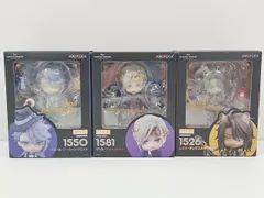 ANIPLEX アニプレックス ねんどろいど ツイステ 1526 レオナ・キングスカラー/ 1550 アズール・アーシェングロット / 1581 ヴィル・シェーンハイト 3点セット まとめ売り 開封未開封混在 [MB-5985]