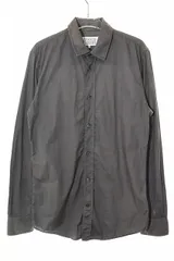 【中古】メゾンマルジェラ Maison Margiela 長袖シャツ サイズ44 S50DL0231 無地 コットン グレー ●250608 メゾンマルジェラ Maison Margiela 長袖シャツ サイズ44 S50DL0231