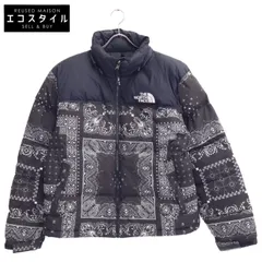 THE NORTH FACE ノースフェイス NJ1DM96A  ノーベルティ バンダナ ペイズリー ブラック ヌプシダウンジャケット L