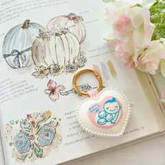 再販多数♡人気アイテム♡三つ子♡みつご♡三つ子用マタニティマーク♡ハート型マタニティマーク♡マタニティキーホルダー♡マタニティマーク♡ハート♡チェック♡可愛い♡妊婦♡ギフト♡懐妊祝い♡両面仕様♡パール♡プチギフト♡プレゼント