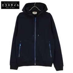 極美品✨エルメス Hロゴ ジップパーカー ネイビー 極美品✨エルメス Hロゴ ジップパーカー ネイビー 2025年最新】HERMES