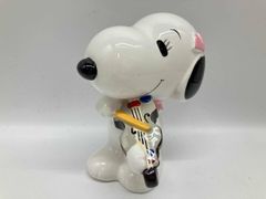 スヌーピー　置物　陶器　インテリア　限定　ファミリア SNOOPY ベル 貯金箱 陶器 ファミリア - メルカリ