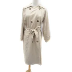 グローバルワーク GLOBAL WORK トレンチコート スプリングコート ロング丈 リボンベルト付き M ベージュ /HO15