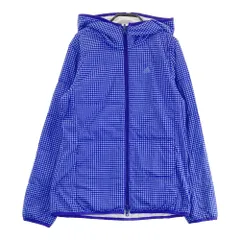 サイズ：M ADIDAS GOLF アディダスゴルフ N56605 リバーシブル ダウンジャケット チェック柄 ブルー系 [240101434815] ゴルフウェア レディース ストスト