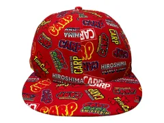 NEWERA (ニューエラ) 広島東洋カープデザイン 総柄 キャップ 帽子 サイズ表記無し レッド メンズ/006のサムネイル