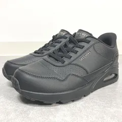 極美品 SKECHERS UNO - BANKSIA LUXE ウノ バンクシア スニーカー ブラック 黒 スケッチャーズ 24㎝