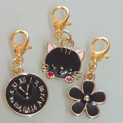 【185】ミニサイズ♡ファスナーチャーム♡3個セット アクセサリー - チャーム