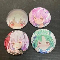 【広店】潤羽るしあ 缶バッジ やすゆき 紙切ればさみ　4点セット　【718-2872】