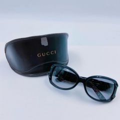 美品 グッチ インターロッキング金具 GG総柄 テンプル サングラス 旅行
