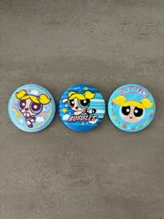 パワーパフガールズ バブルス 3個セット 刺繍缶バッジ