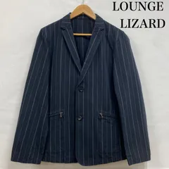 LOUNGE LIZARD ラウンジリザード ジャケット、上着 ジャケット、ブレザー 2B テーラードジャケット ブレザー リネン混 コットン ジップポケット