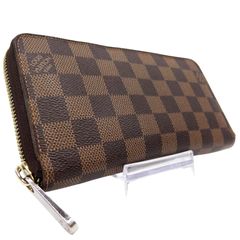 ルイヴィトン ダミエ エベヌ ジッピーウォレット 長財布 ブラウン 66