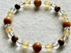 🌞【心に光を灯す】イエローカルサイト×タイガーアイ×水晶