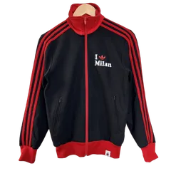 【むつ75-110206】adidas トラックジャケット ACミラン【併売】【中古】【メンズ】