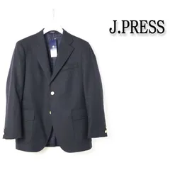 【美品】 【ペピンメリノウール 】 ジェイプレス テーラードジャケット M 紺 J.PRESS（J.プレス） ジャケット テーラードジャケット 「定番」ペピン