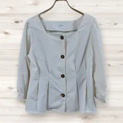 F0169 コルザ COLZA カジュアルジャケット アウター 上着 (L) ベージュ 無地 ノーカラー