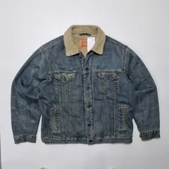 リーバイス オーバーサイズ シェルパ デニム トラッカー ジャケット