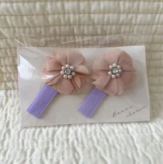 子供用ヘアピン　ベビー　キッズ　ヘアクリップ　ハンドメイド