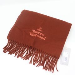 Vivienne Westwood マフラー ボルドー 刺繍ロゴ - メルカリ