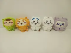 ちいかわ なんか小さくてかわいいやつ  ナガノ ちいかわ マスコット てんあく モモンガ ハチワレ くりまんじゅう シーサー パジャマ  5点セット まとめ売り 確認済 中古  [MB-6003]