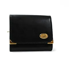 ダンヒル コインケース レザー ブラック ゴールド金具 中古 ABランク